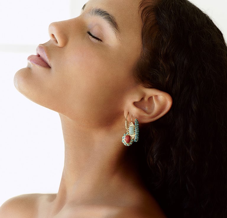 Earrings - Stone set earrings - Gemstones