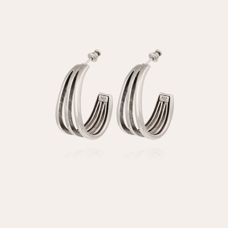 Cerceau earrings silver