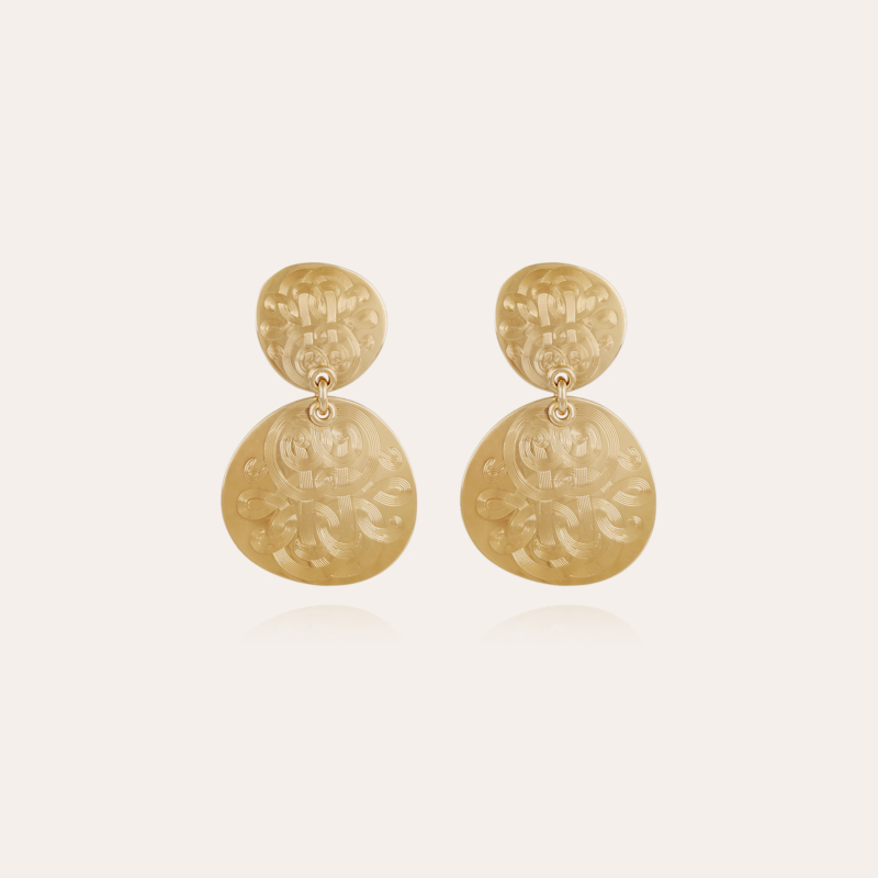 Diva Cloud earrings small size gold