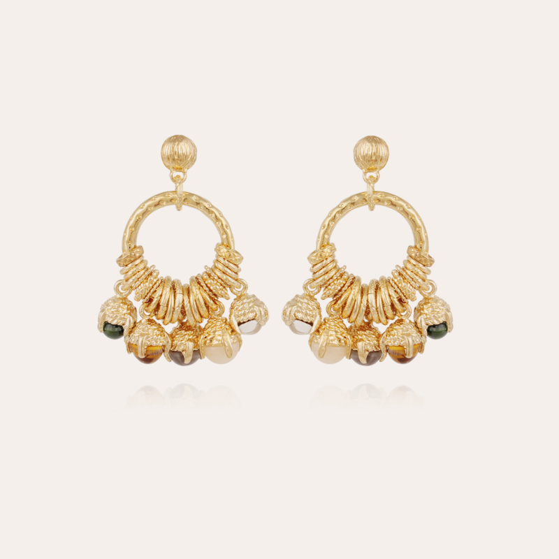 Lucce Maranzana earrings large size gold