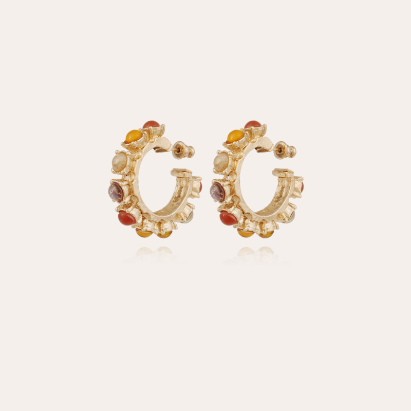 Parelie earrings gold