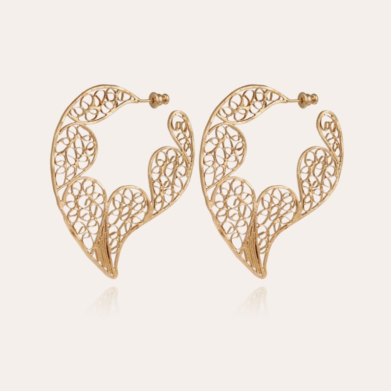 Boucles d'oreilles Paule dorées