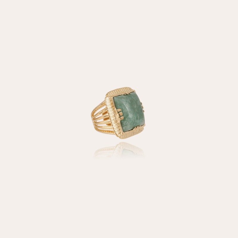 Arty Chevaliere ring gold - Amazonite