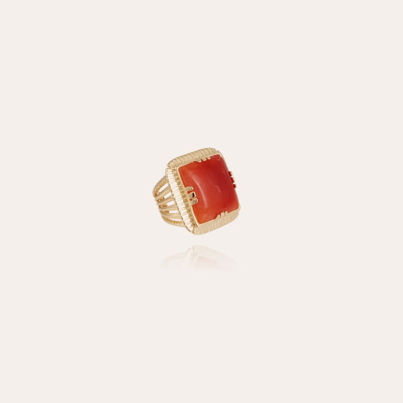 Arty Chevaliere ring gold - Cornaline