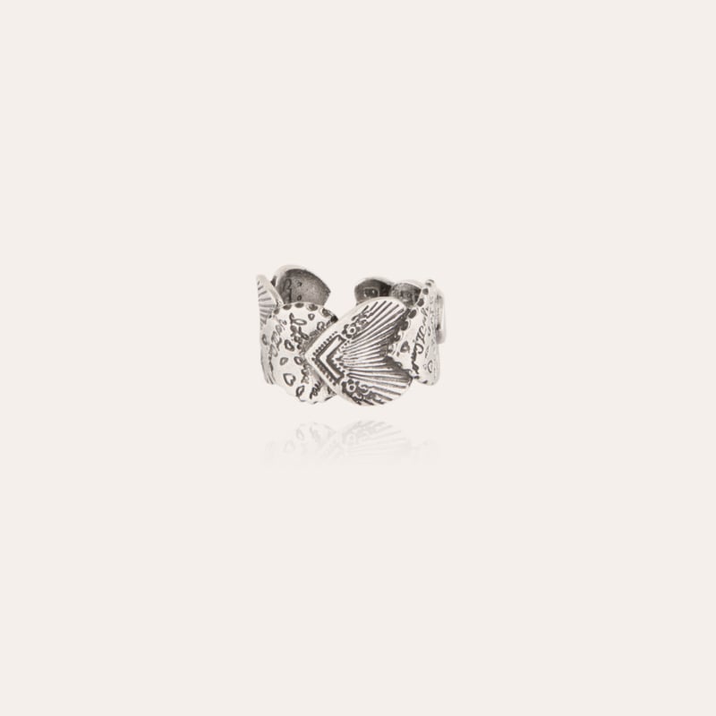 Cuore ring silver