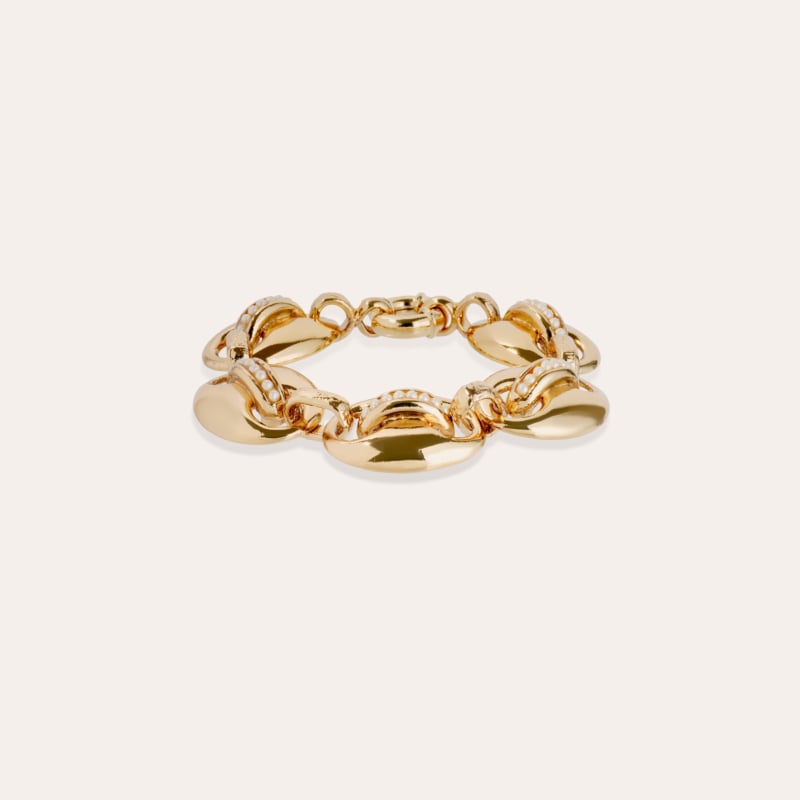 Cophea mini bracelet - White Mother-of-pearl