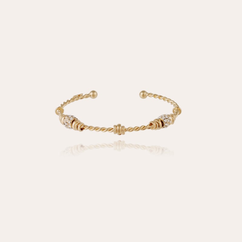 Jonc Torsade 3 bracelet small size gold