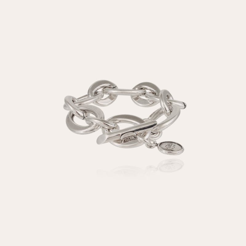 Maille Ovale bracelet medium size silver