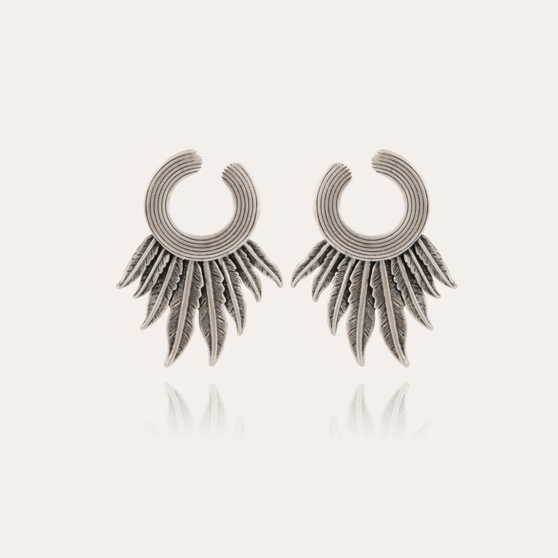 Caracara earrings silver