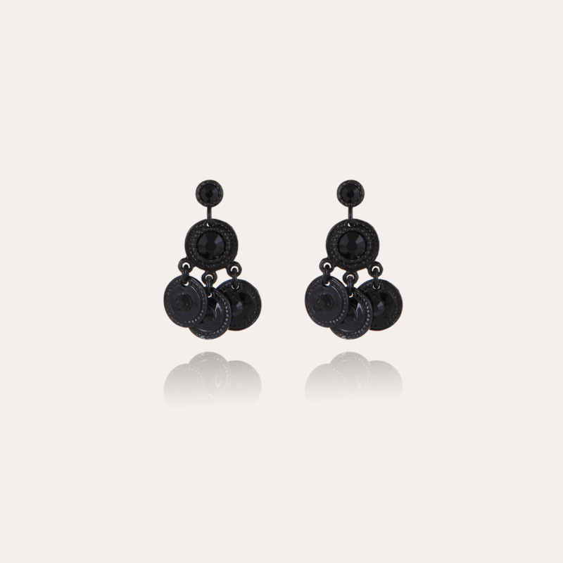 Arlequin earrings black