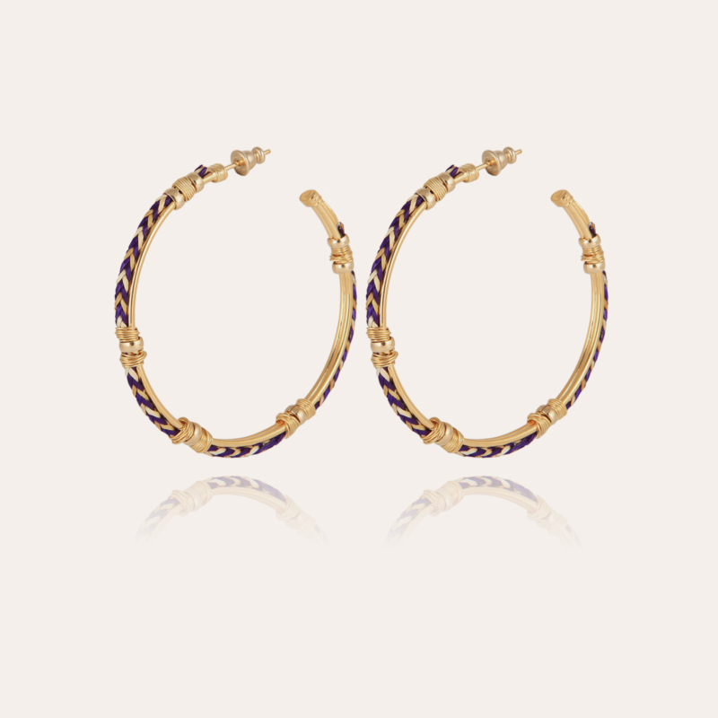Bellagio hoop earrings gold