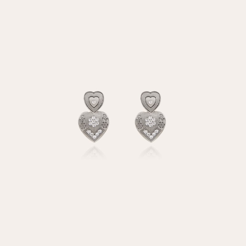 Love earrings mini silver