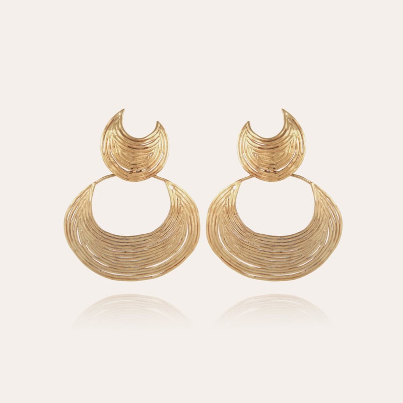Luna Wave earrings gold