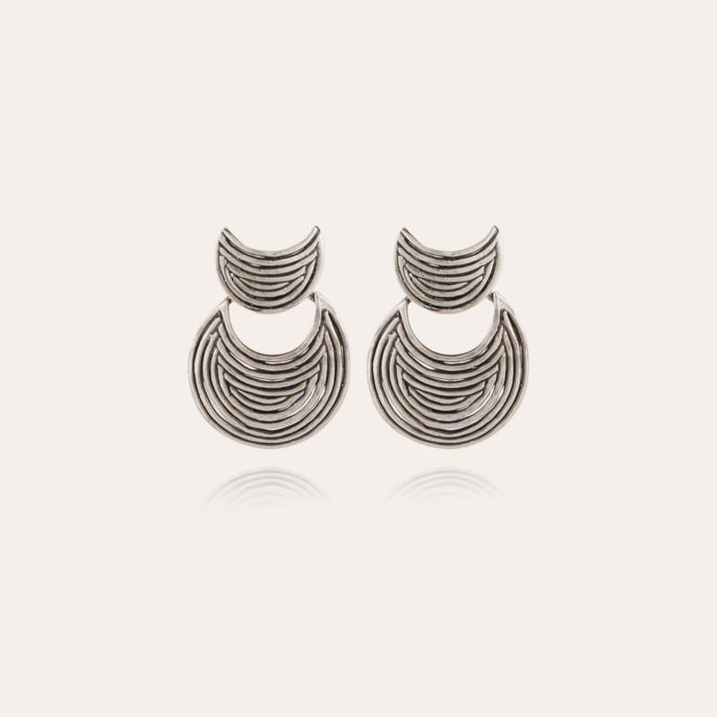 Luna Wave earrings mini silver