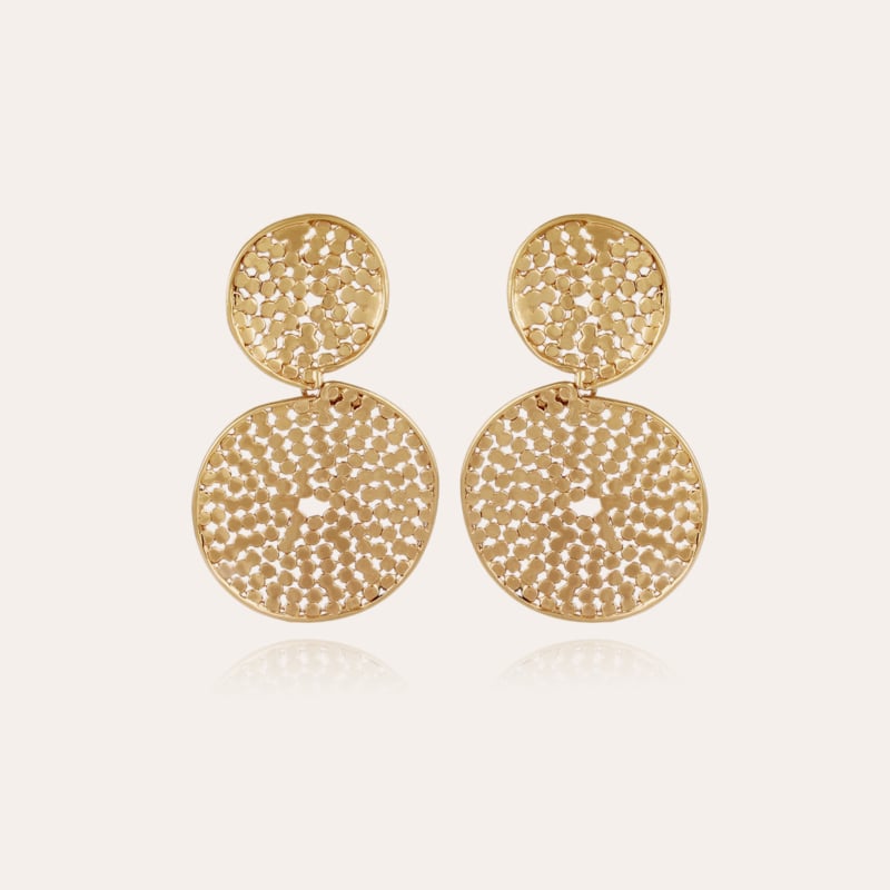 Onde Lucky Cercle earrings small size gold