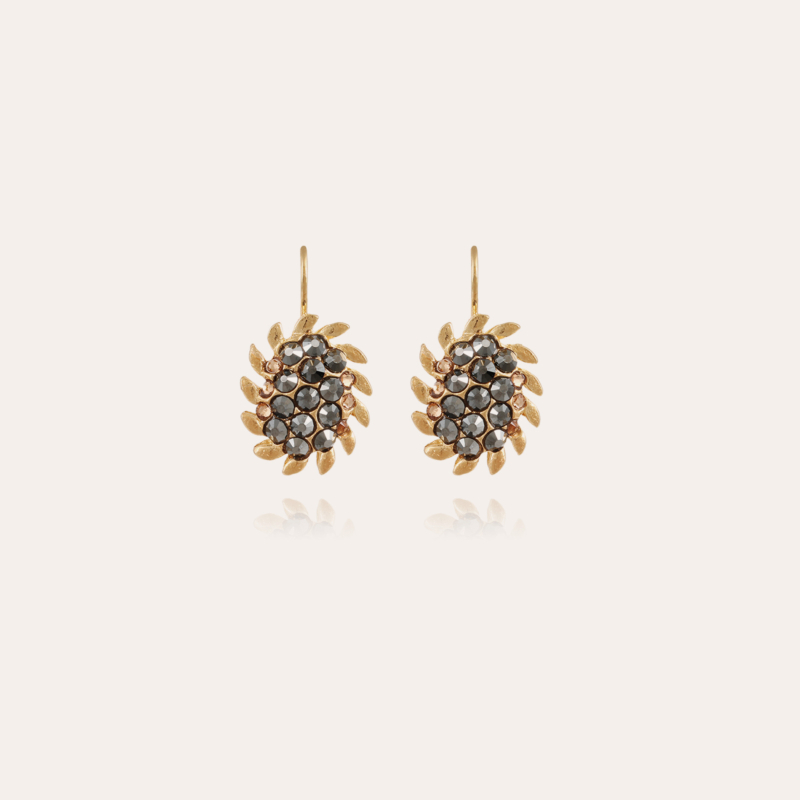 Picot earrings gold