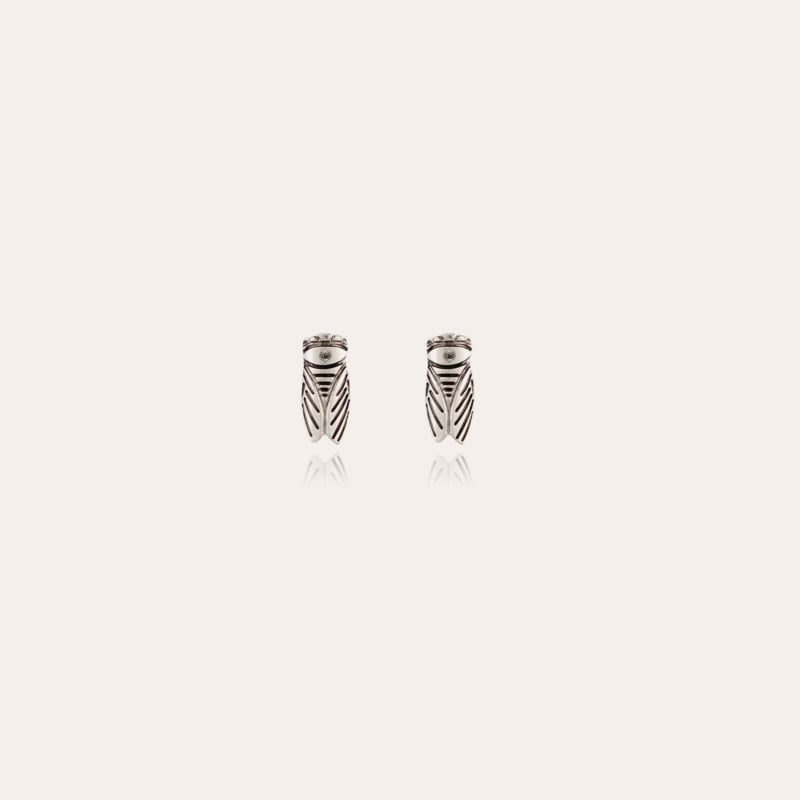 Cigale studs earrings silver