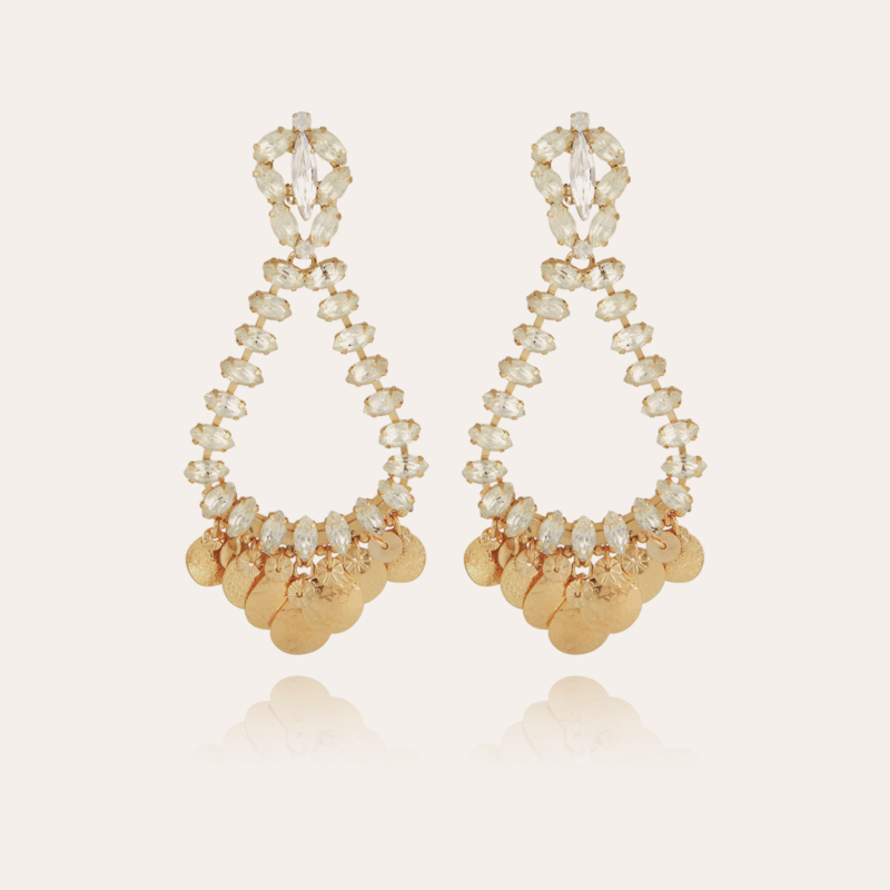 Riviera earrings gold