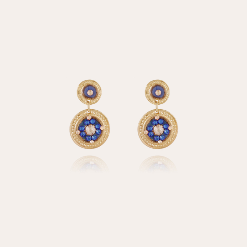 Sequin earring gold