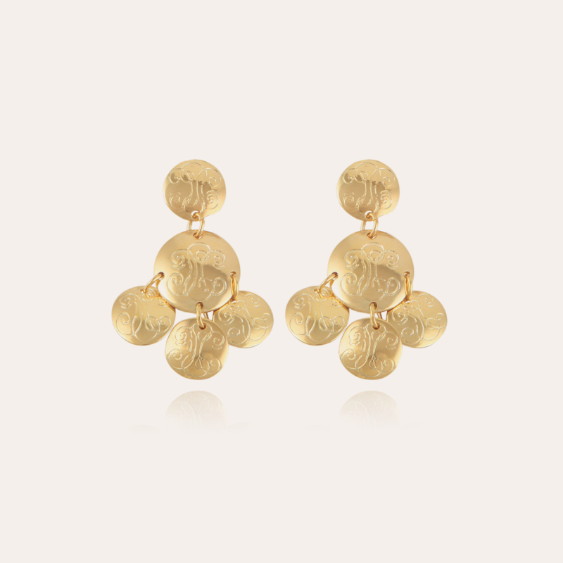 Sequin Diva earrings gold