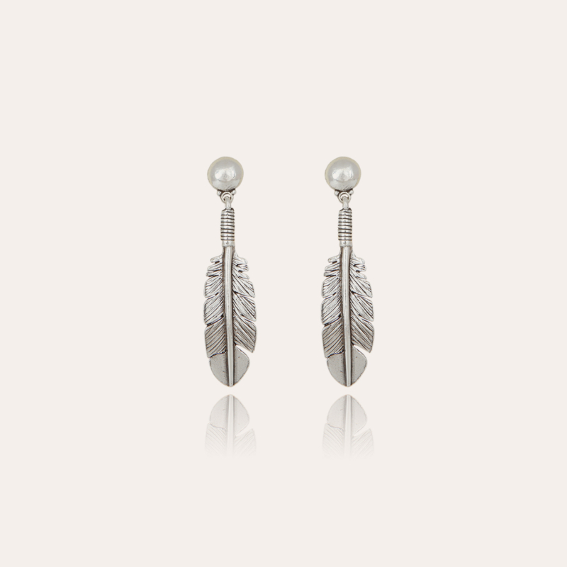 Penna earrings silver