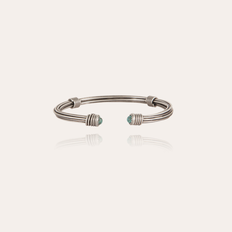 Ariane cabochons bracelet silver