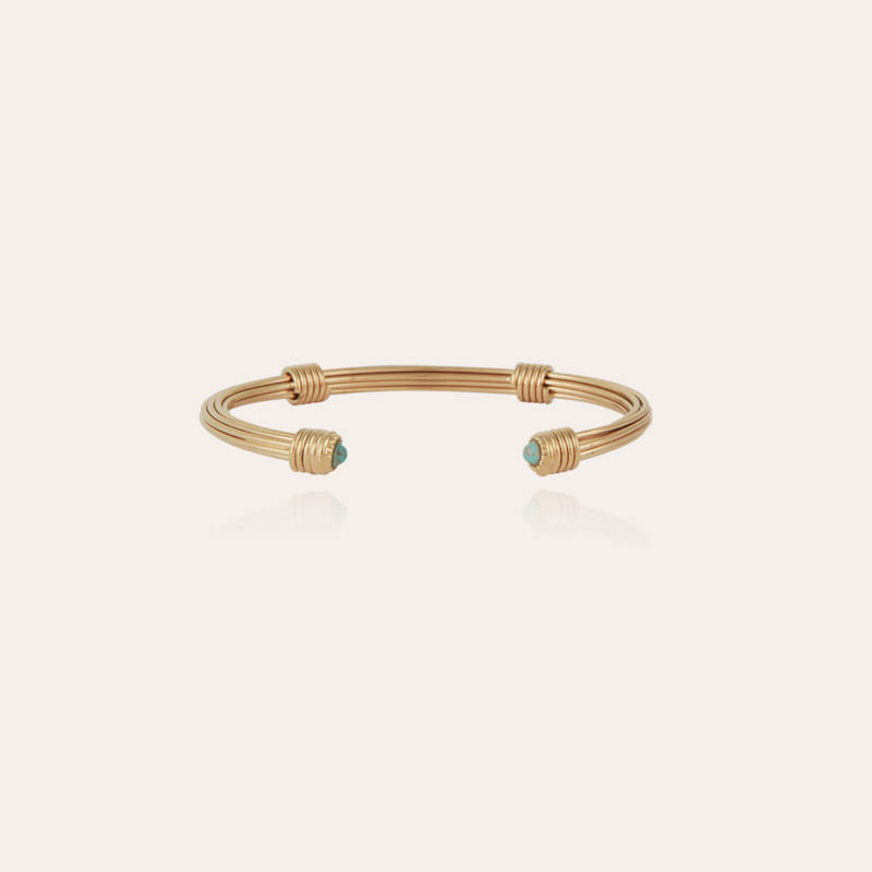 Ariane cabochons bracelet gold