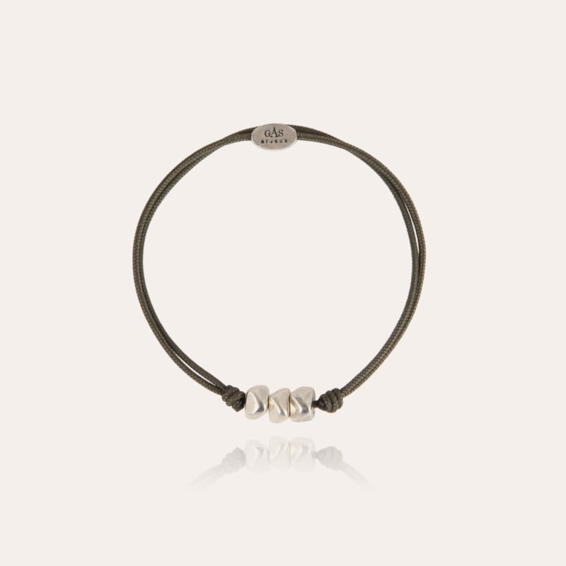 Cailloux men bracelet silver