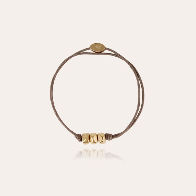 Cailloux men bracelet gold