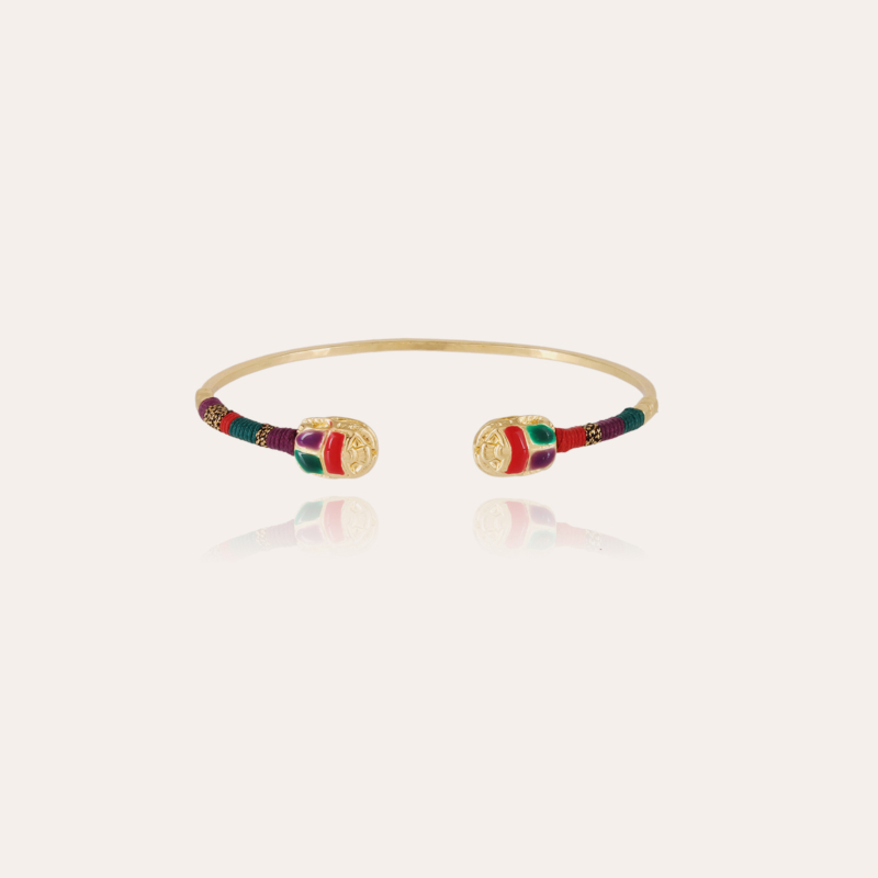 Duality small Scaramouche bracelet gold