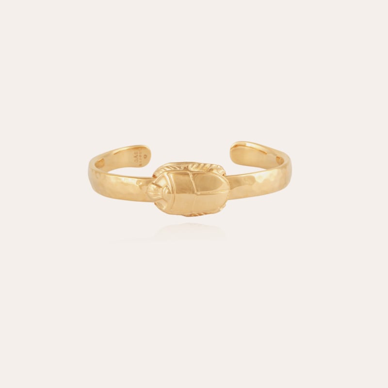 Scarabee bangle bracelet gold