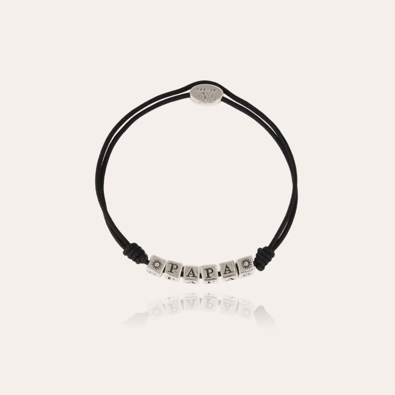 Papa men bracelet silver