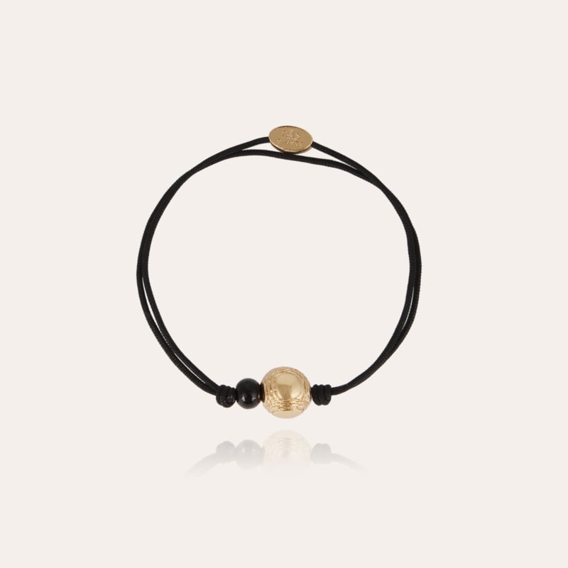 Petanque men bracelet gold