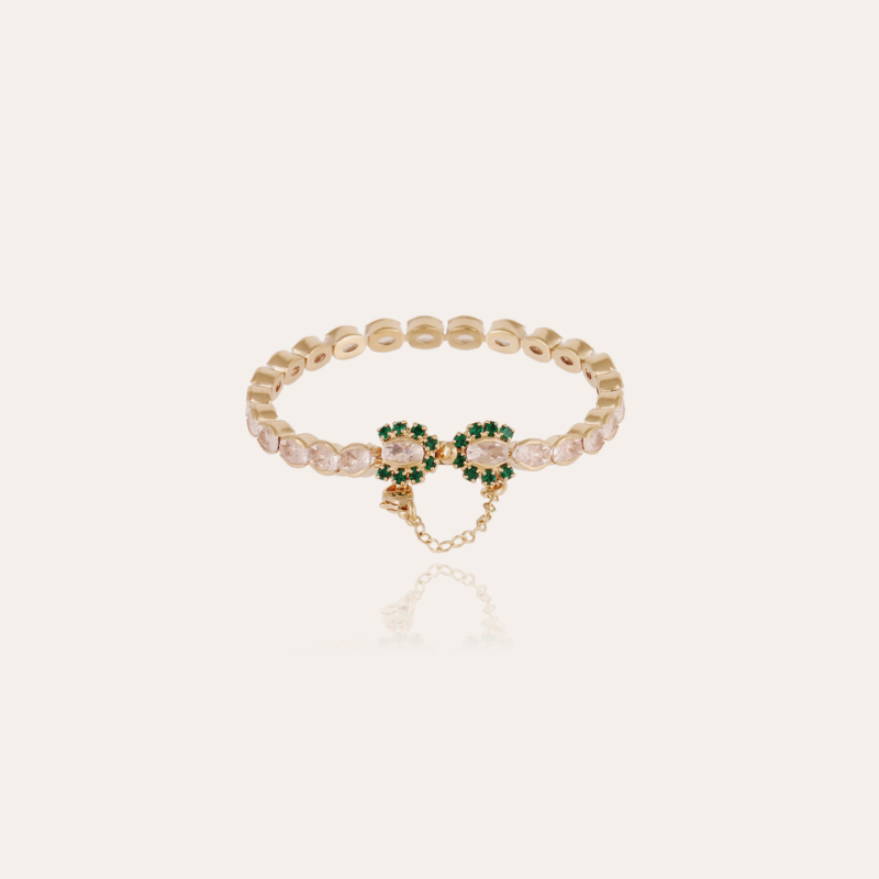 Riviera Fleur bracelet large size gold 