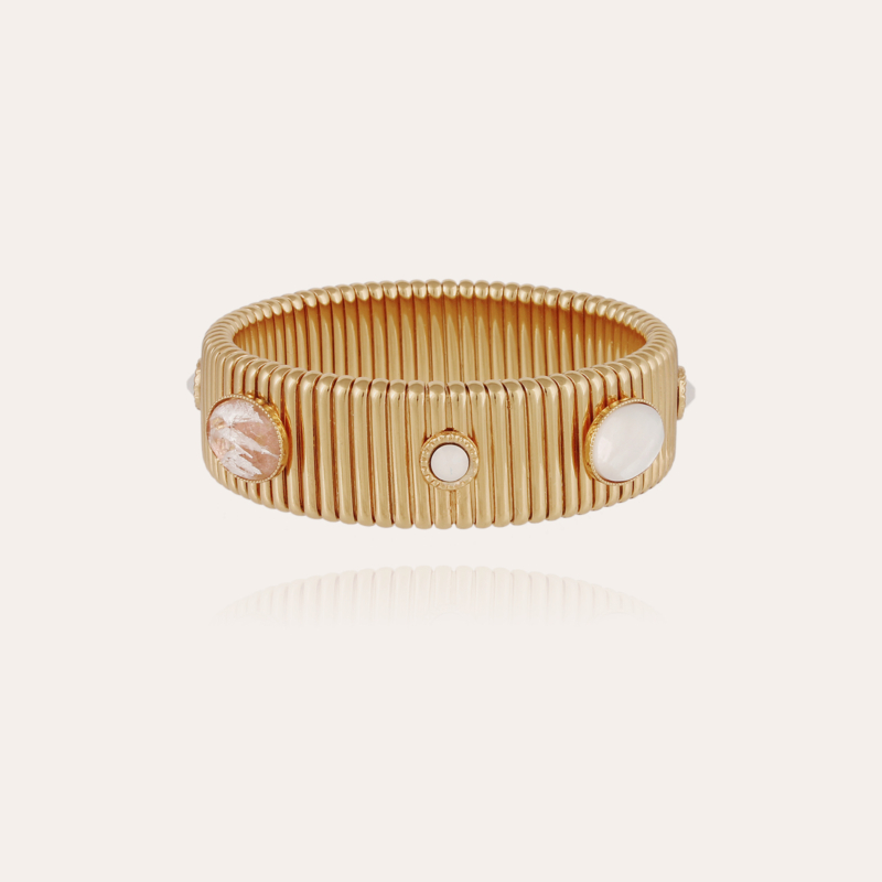 Strada Serti bracelet medium size gold