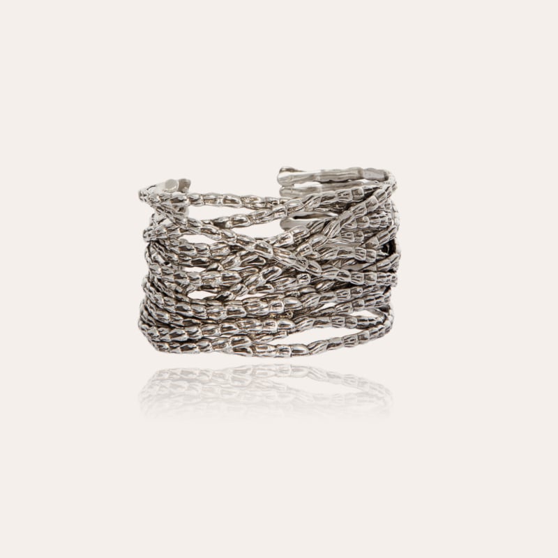 Liane cuff bracelet silver