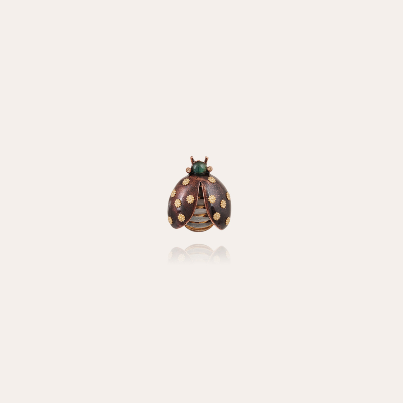 Brooch Ladybug small size black - Exclusive piece (3 pieces)
