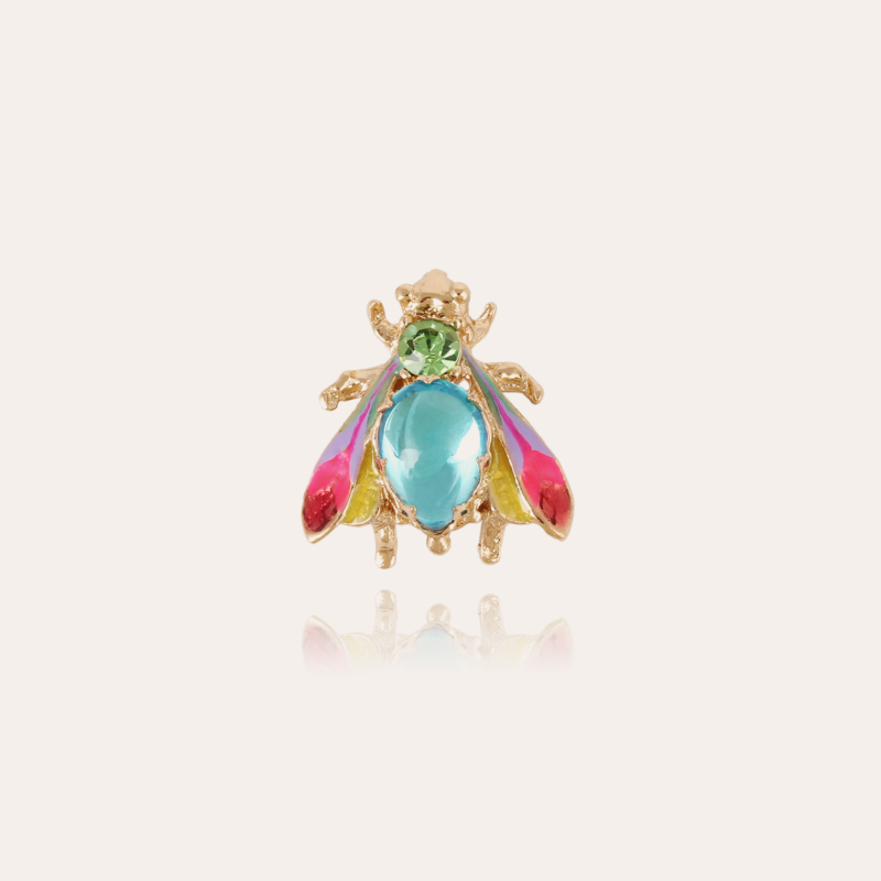 Mouche brooch gold - One-of-a-kind piece