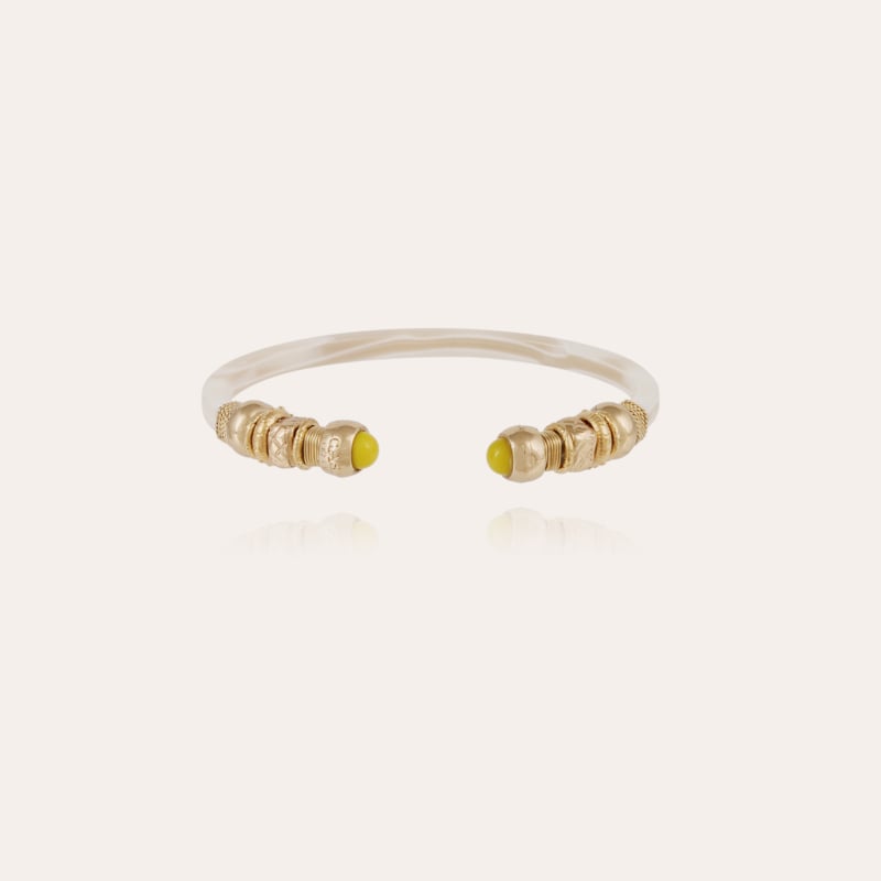 Sari Bis bracelet acetate gold - Ivory