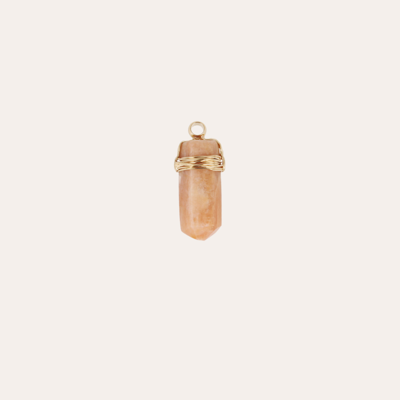 Aventura Charms Constantine gold - Pink Calcite