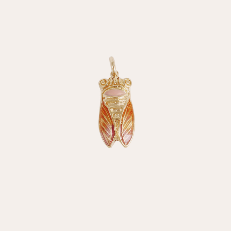 Cigale enamel charms Cosntantine gold 