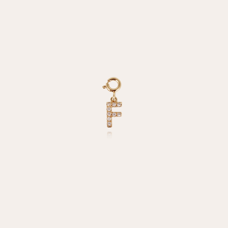 Letter F pendant ccharms strass