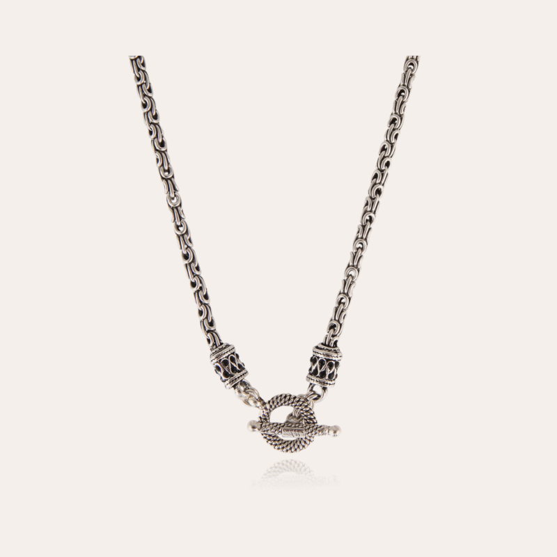 Maglia necklace silver