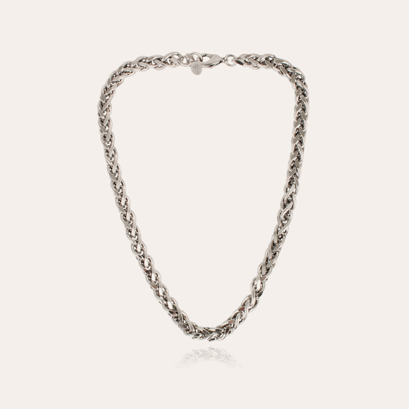 Maille Multi Gourmette necklace silver