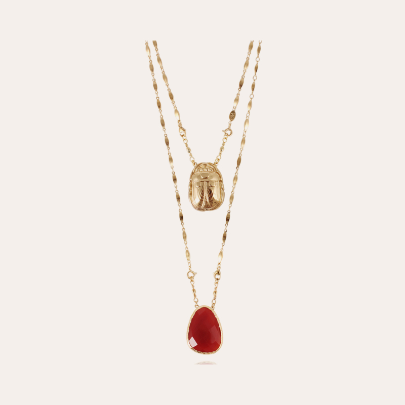 Scapulaire Scaramouche Serti necklace gold - Exclusive piece (3 pieces)