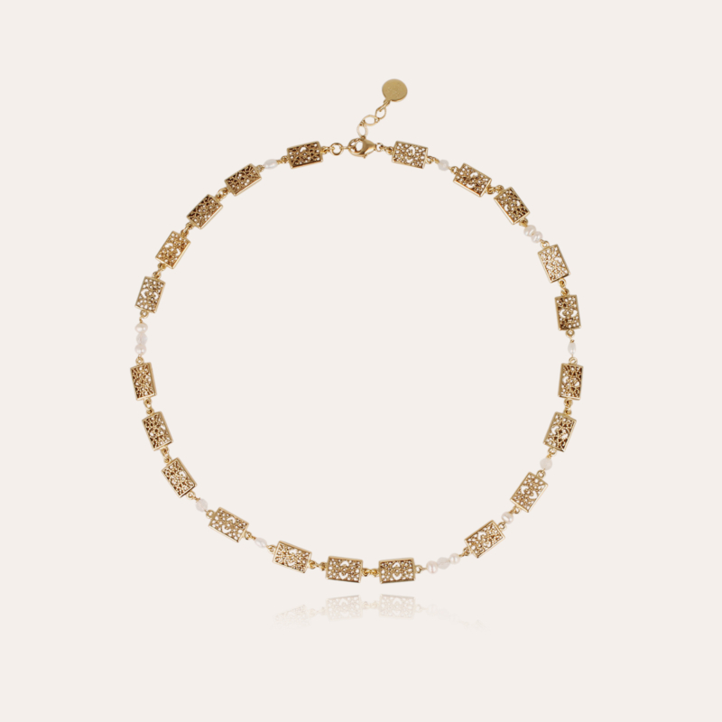 Yuca necklace gold