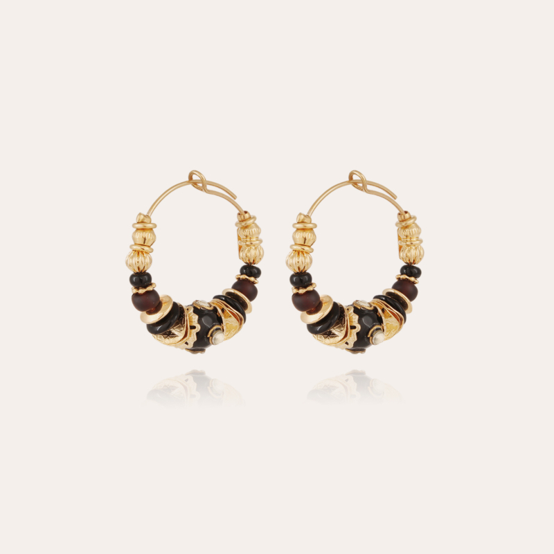 Aloha hoop earrings mini gold 