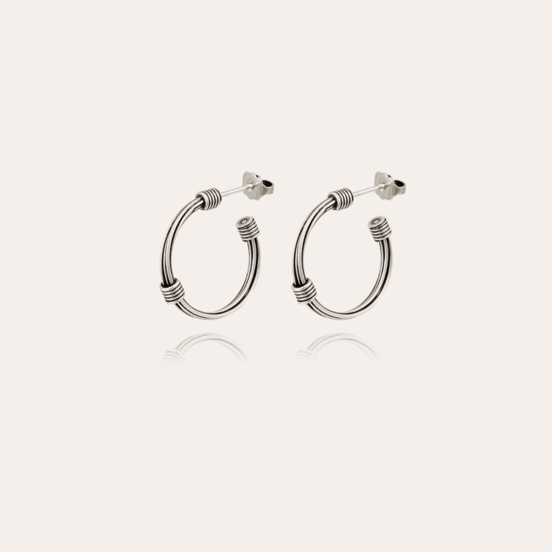Ariane hoop earrings mini silver