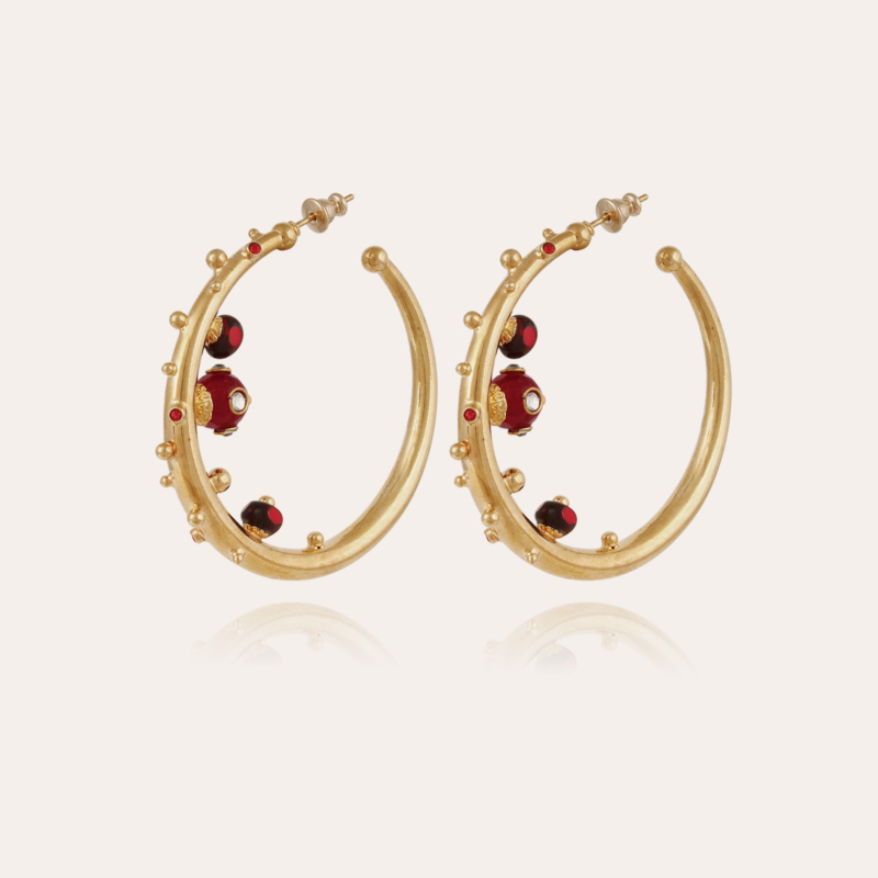Astra hoop earrings gold