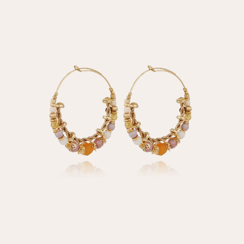 Comedia Serti earrings small size gold